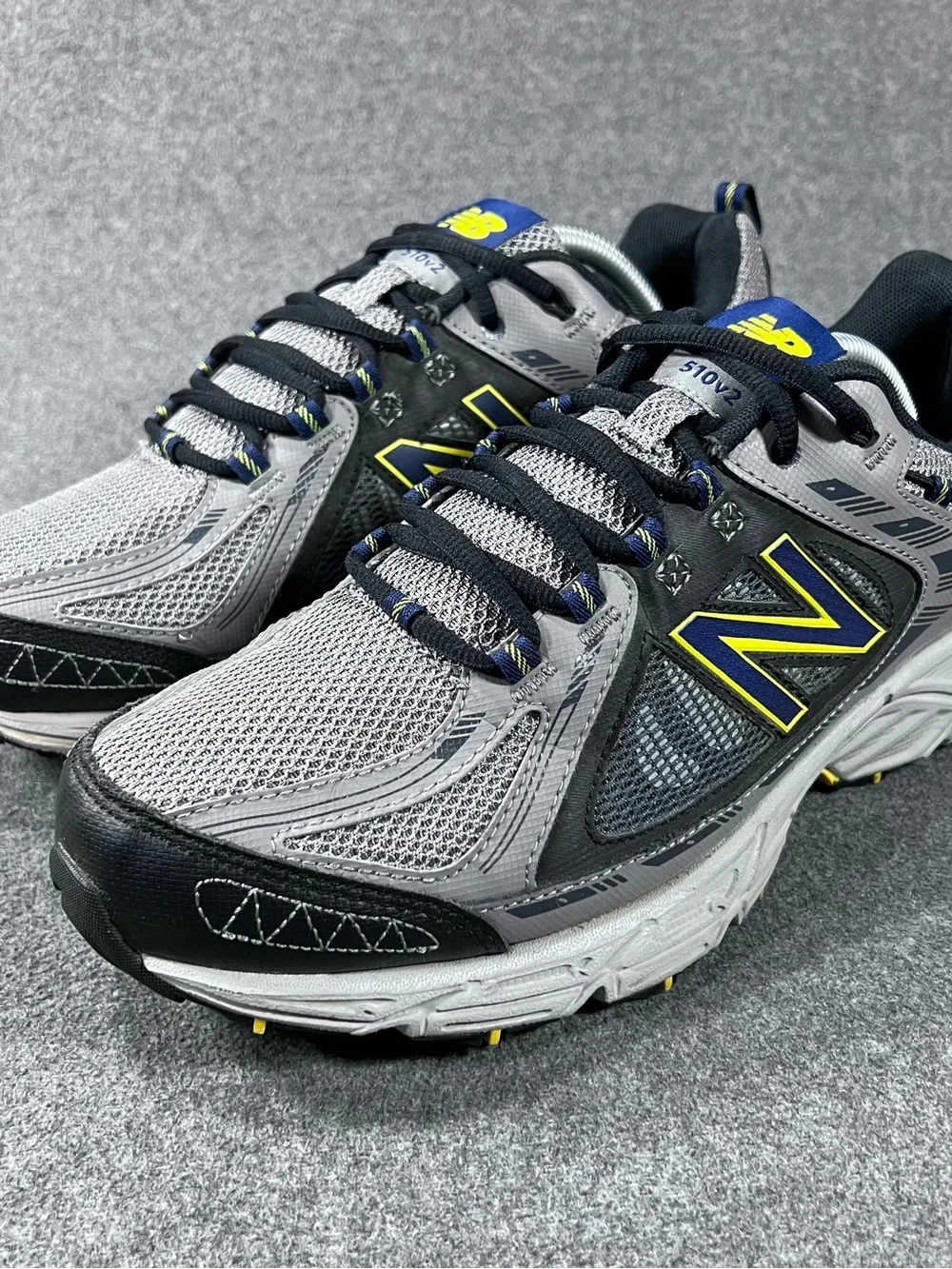 New Balance 510v2 Mens Trail Running Shoes Gray/Black Size 11 4E (MT510GY2)
